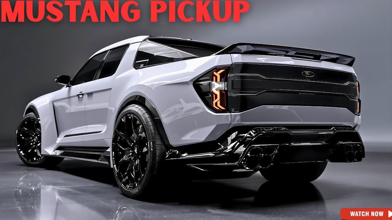 2026 Ford Mustang Pickup Truck Unveiled: V8 Power, 10,000 lbs Towing, and Hybrid Option