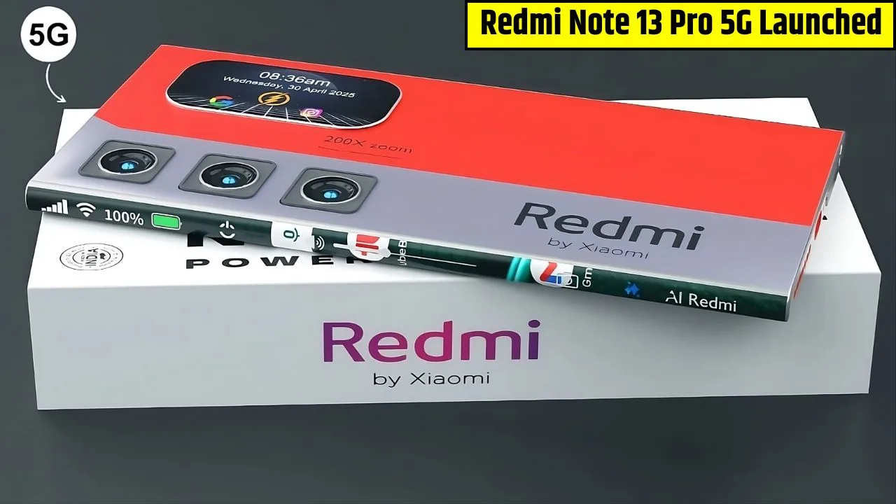Redmi Note13 2025 Launched — With 300MP Camera, 7500mAh Battery, Stunning Features at Just ₹9,500